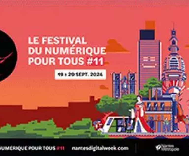 Affiche Nantes Digital Week Septembre 2024